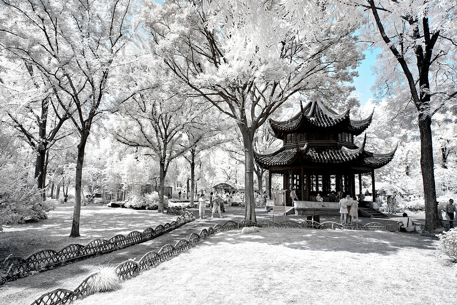 Another Look Asia China - Black Pavilion Temple Photograph by Philippe HUGONNARD