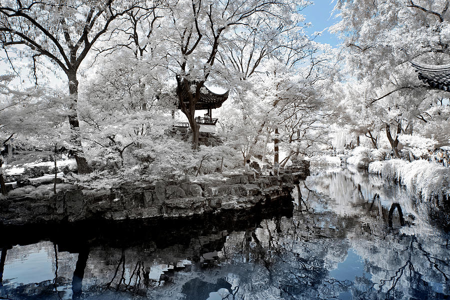 Another Look Asia China - Blue Reflections Photograph by Philippe HUGONNARD