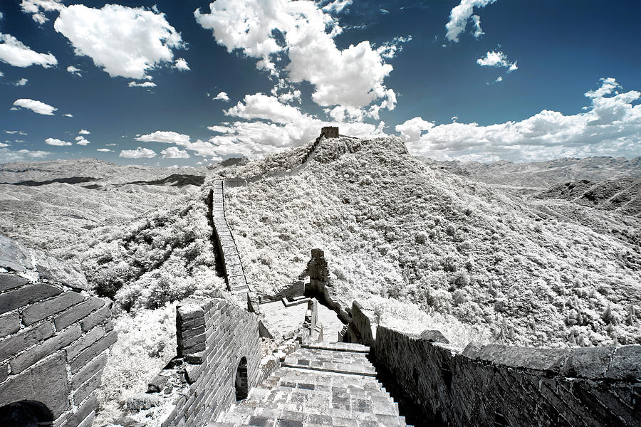 Another Look Asia China - The Great Wall of China Photograph by Philippe HUGONNARD