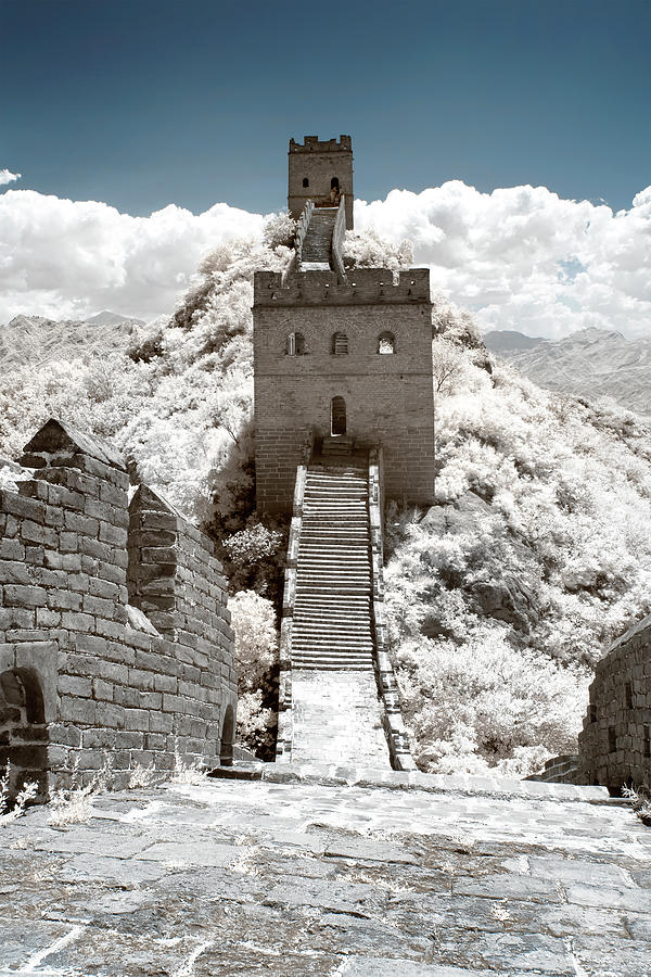 Another Look Asia China - The Great Wall of China VIII Photograph by Philippe HUGONNARD