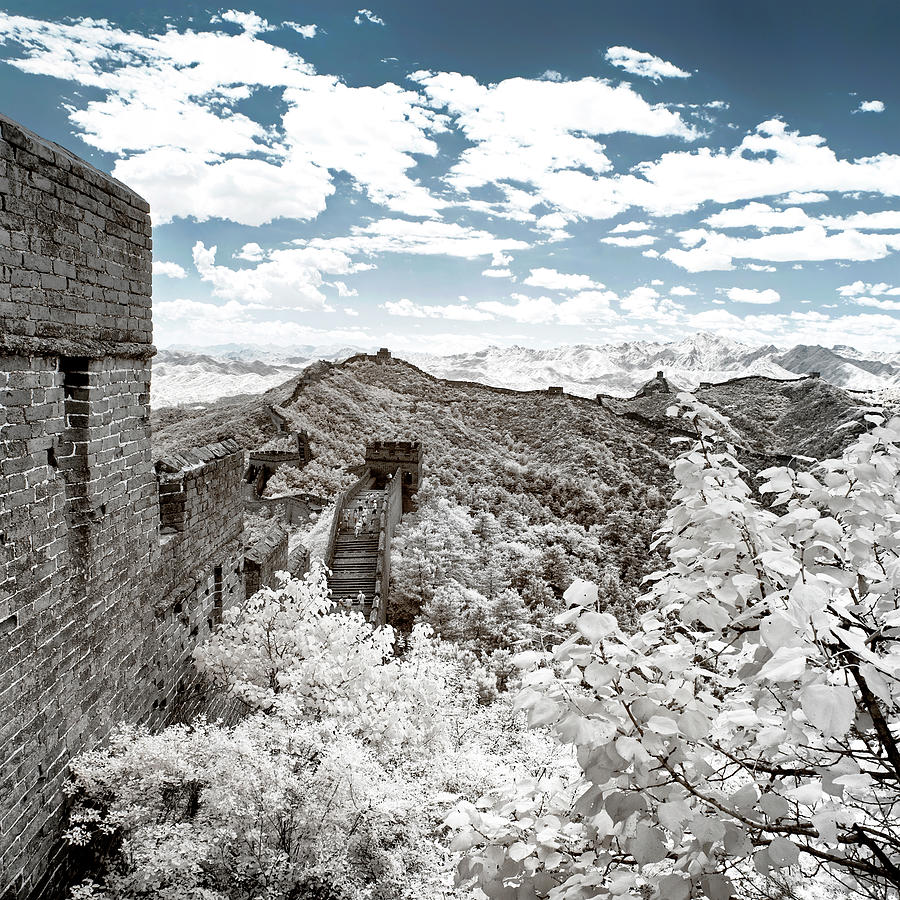 Another Look Asia China - The Great Wall of China XI Photograph by Philippe HUGONNARD