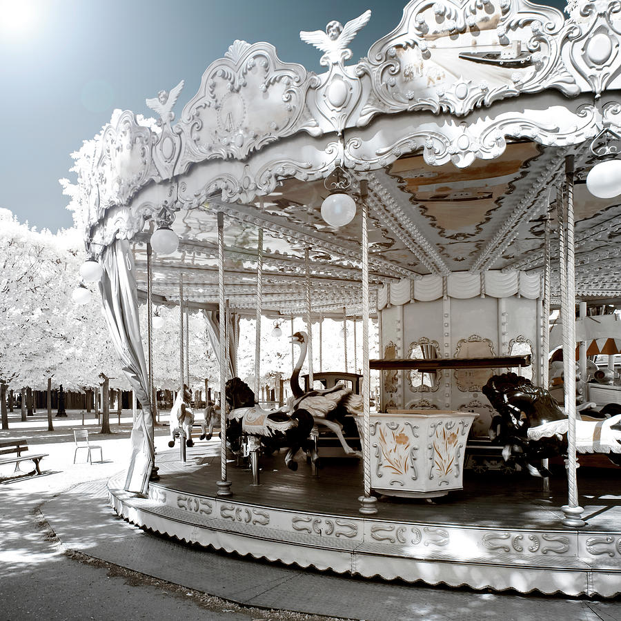 Another Look - Merry-go-round Paris Photograph by Philippe HUGONNARD