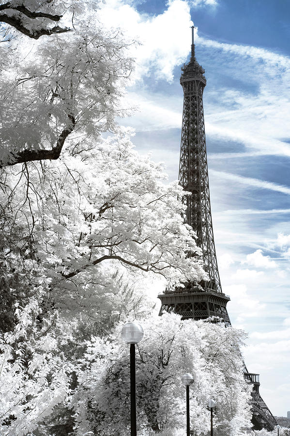 Another Look - White Eiffel Photograph by Philippe HUGONNARD
