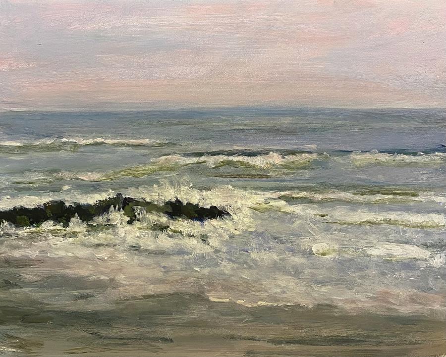 Another Morning on The Beach Painting by Paula Pagliughi