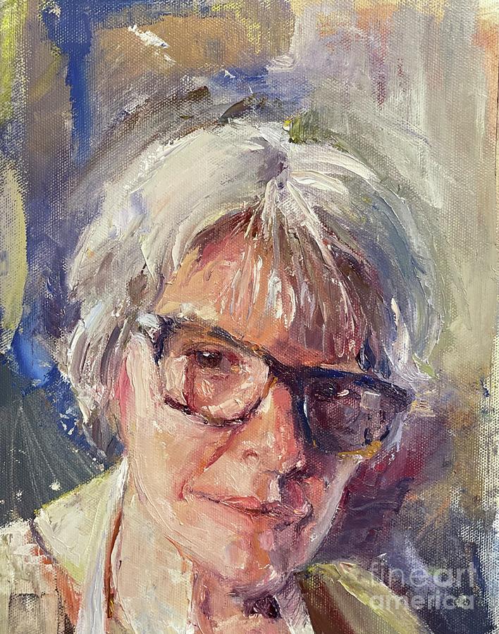 Another Self Portrait Painting by Deb Putnam