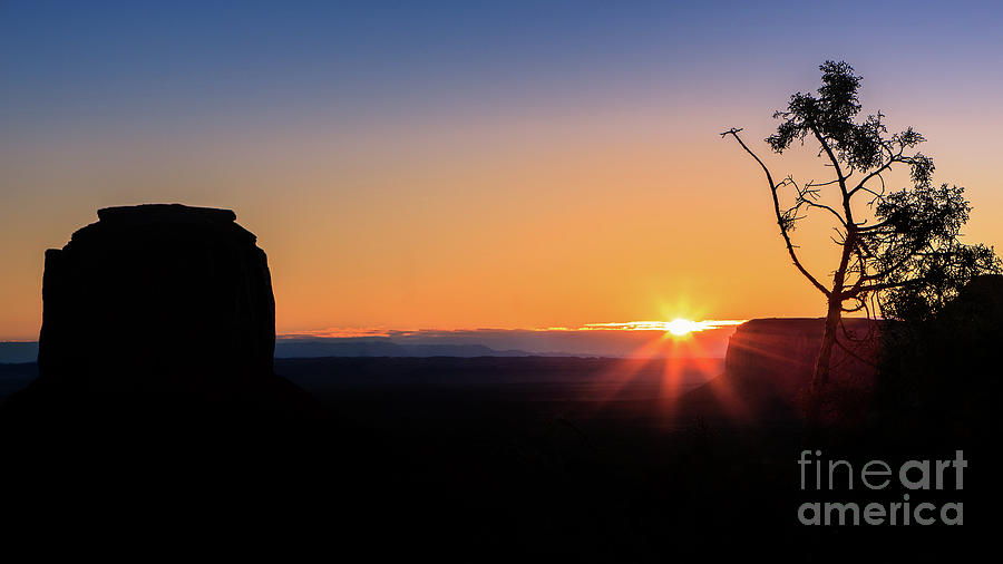 Another Sunrise In Monument Valley Photograph