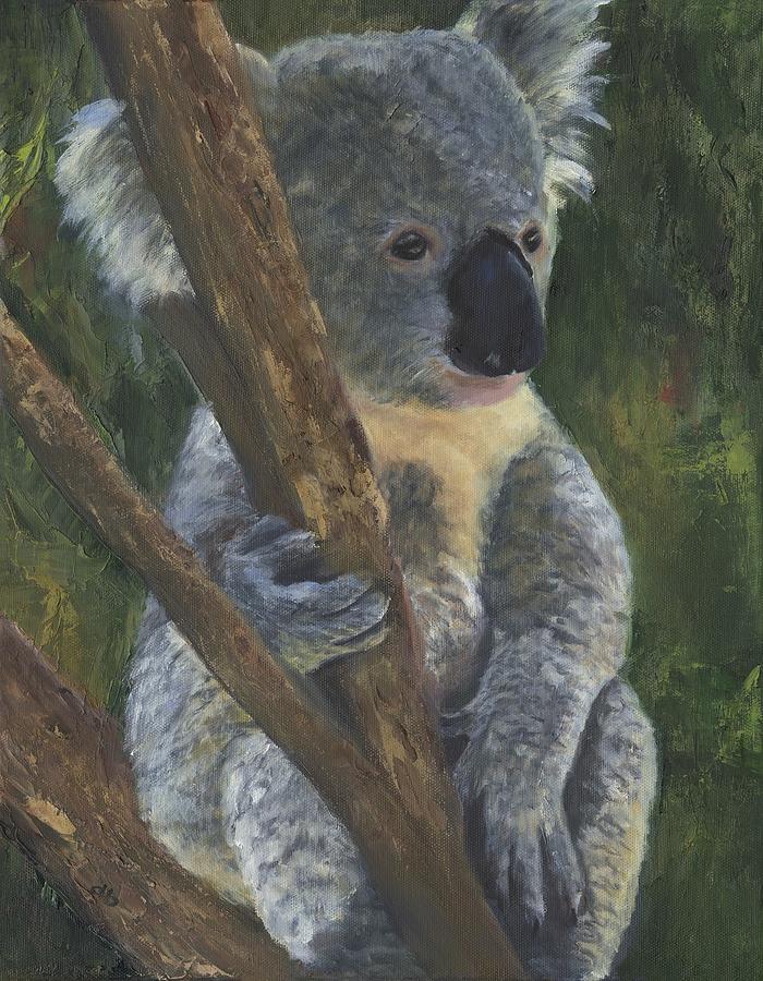 Another Tree Hugger Painting by Deborah Butts