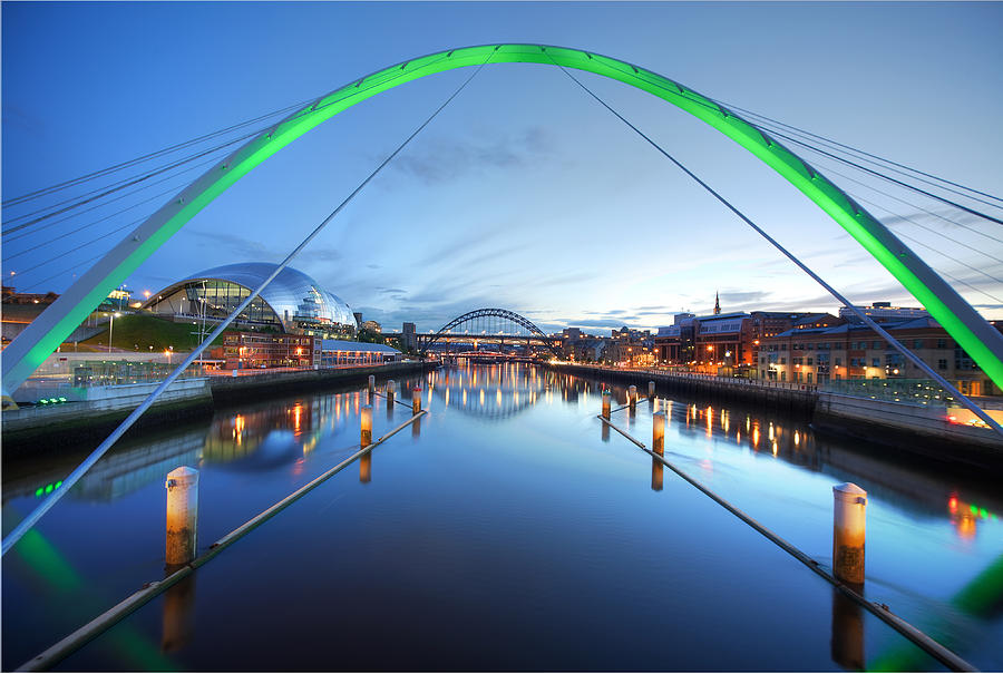 Another View of Quayside, Newcastle Upon Tyne Photograph by Imran Rashid