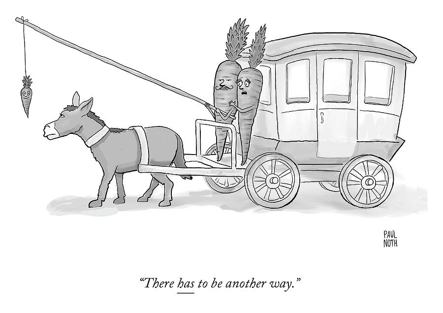Another Way Drawing by Paul Noth