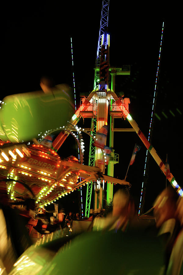 Another Wild Ride on the Midway Photograph by Hermes Fine Art