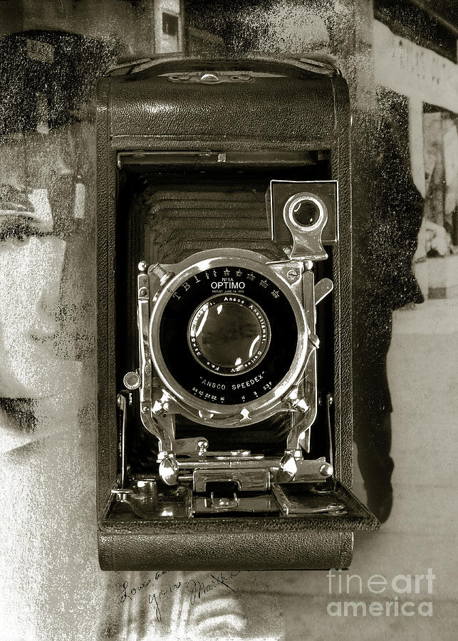 Ansco No. 3a Folding - Black And White Digital Art by Anthony Ellis ...