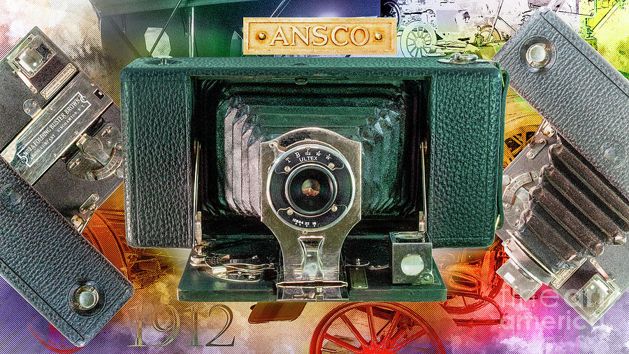 Ansco No. 3a Folding Buster Brown Digital Art by Anthony Ellis