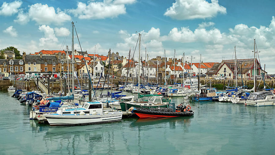 Boat Photograph - Anstruther Harbour by Marcia Colelli