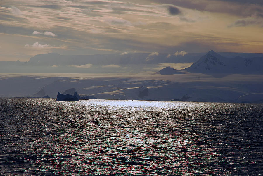 Antarctic Sunset Photograph by Sascha Grabow