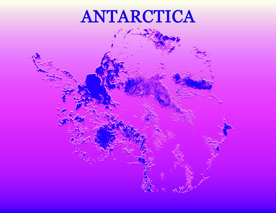 Antarctica Color Work A Digital Art