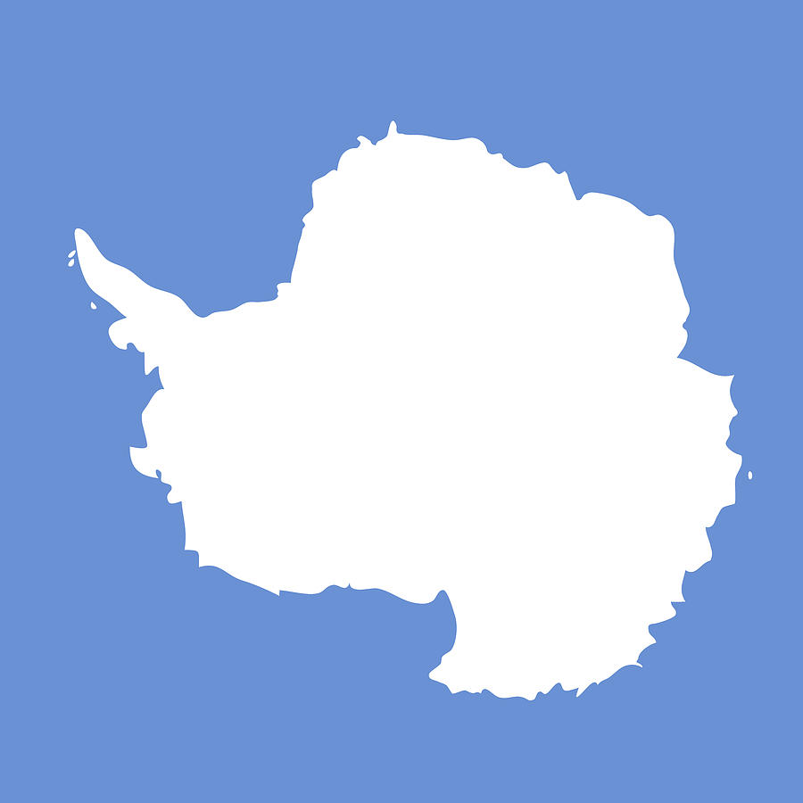 Antarctica Flag Emblem Mixed Media By Alexander Nedviga 