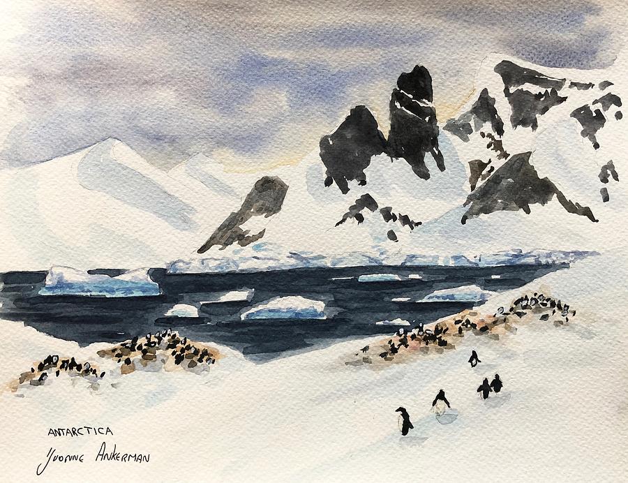 Antarctica Painting by Yvonne Ankerman