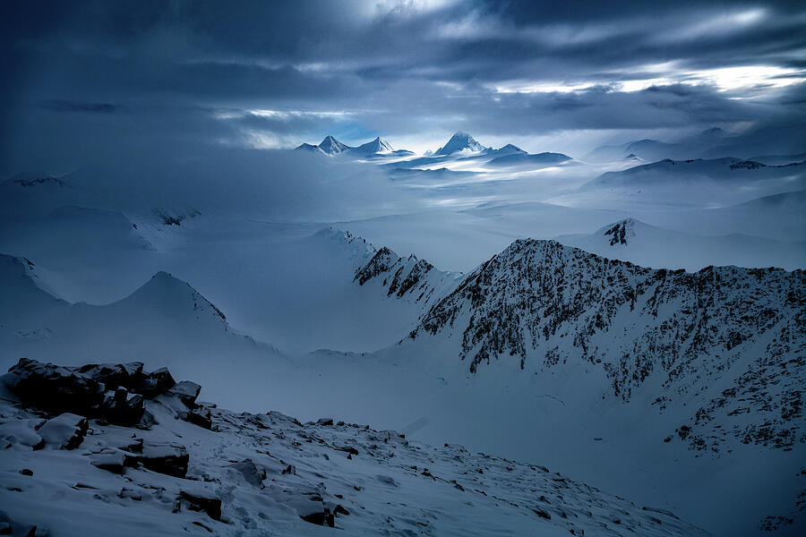 Landscape Photograph - Antarcticas Hidden Range by Ted Hesser Landscape Photograph - Antarcticas Hidden Range by Ted Hesser