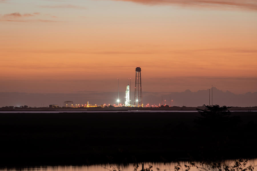 Antares on the Pad Photograph by M C Hood