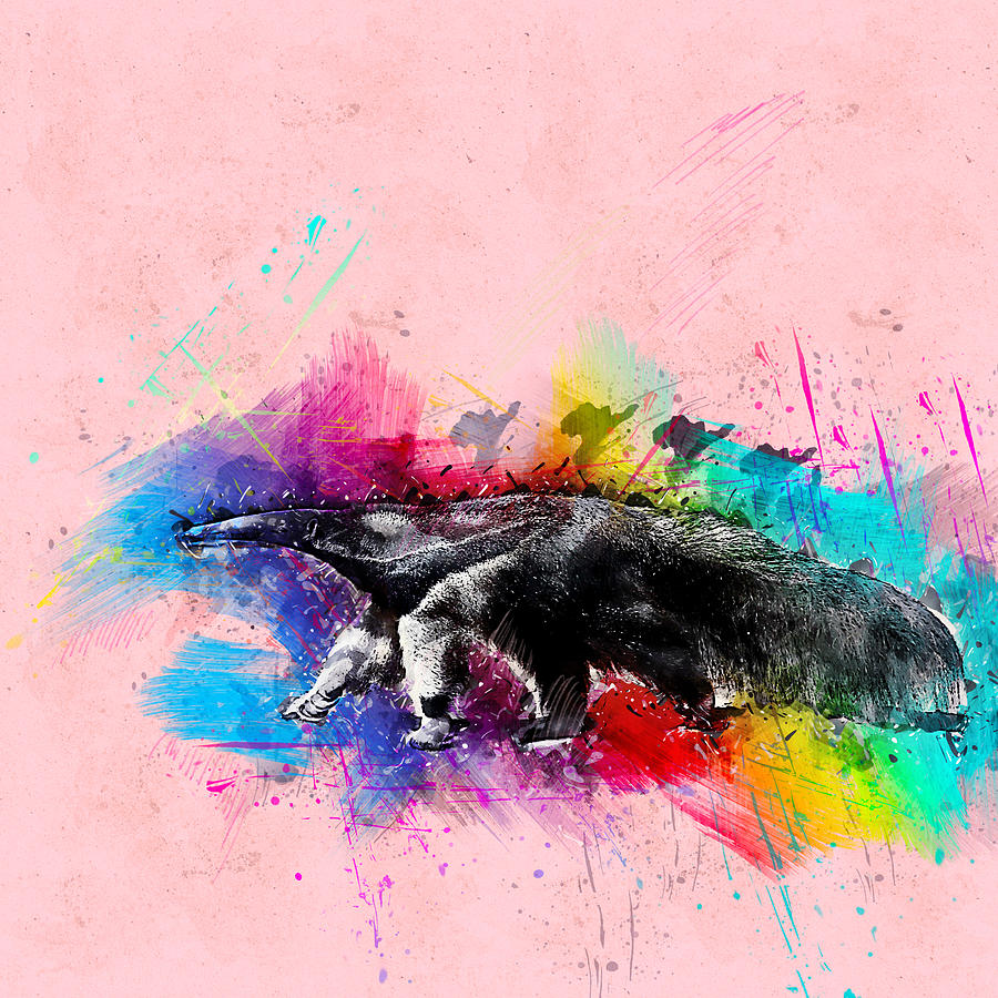 Anteater 9 Digital Art By Tatu Thai - Fine Art America