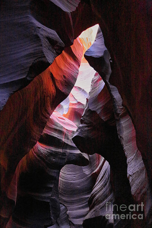 Antelope Canyon Photograph - Antelope Canyon Color  by Chuck Kuhn