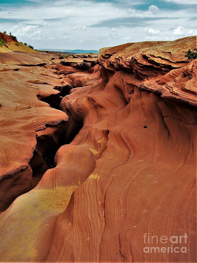 Antelope Canyon Photograph - Antelope Canyon Land by Suzanne Wilkinson Antelope Canyon Photograph - Antelope Canyon Land by Suzanne Wilkinson