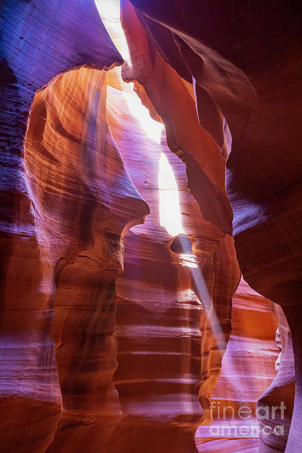 Antelope Canyon Light Beam Photograph by Theresa D Williams