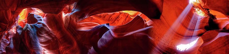 Antelope Canyon Panoramic Collage Photograph by Gregory Ballos