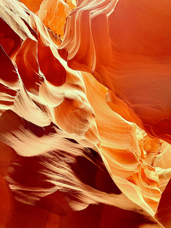 Antelope Canyon Photograph - Antelope Canyon Wave 5 by Donald Chen