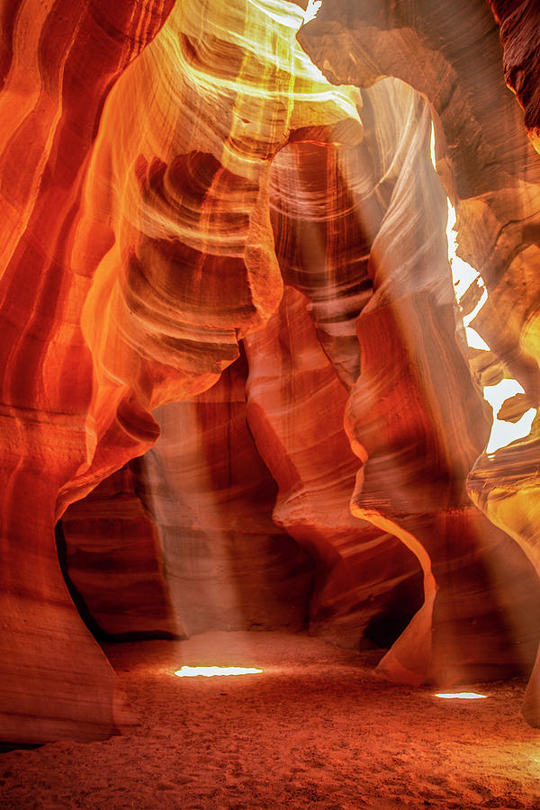 Antelope Hall of Light Series #15 - Page, Arizona, USA - 2011 New 1/10 Photograph by Robert Khoi