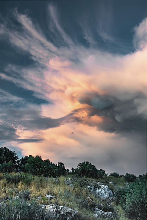 Antelope Island Storm Photograph by Bryan Carter