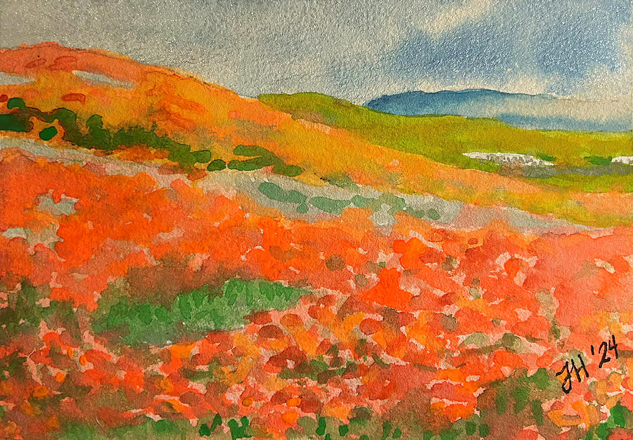 Antelope Valley Painting by Jean Haynes
