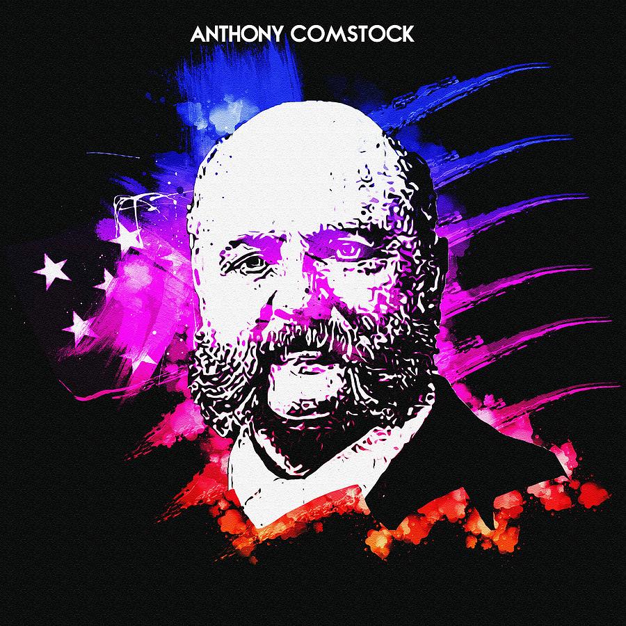 Anthony Comstock Digital Art By Walter Florine Pixels