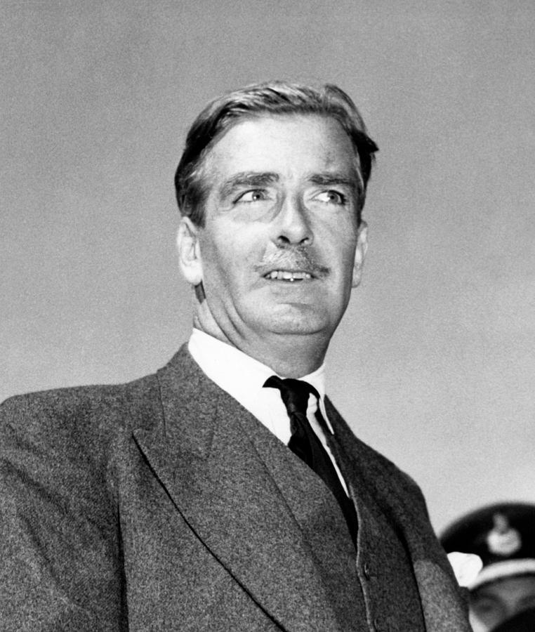Anthony Eden Portrait - Potsdam Conference 1945 Photograph by War Is Hell Store