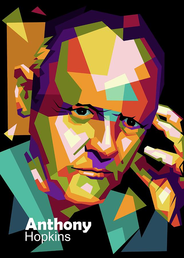 Anthony hopkins pop art Digital Art by Creator WPAP - Fine Art America