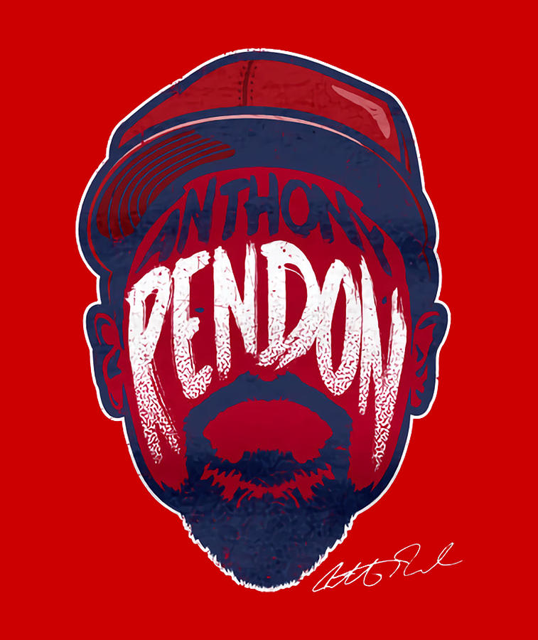 Anthony Rendon Silhouette Digital Art by Kelvin Kent - Pixels