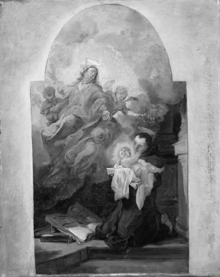 Anthony van Dyck - Virgin and Child with Saint Francis Painting by Les ...
