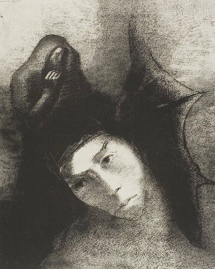 Anthony - What is the object of all this? Relief by Odilon Redon