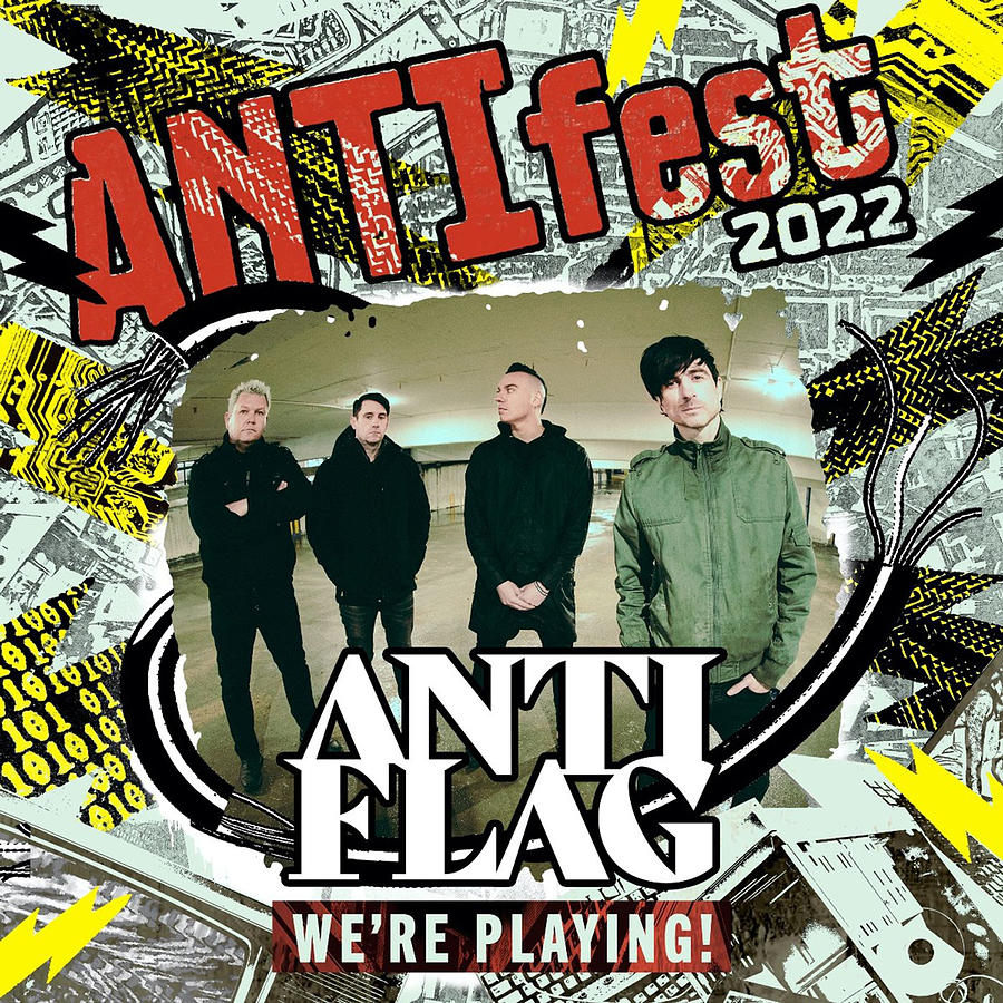 Anti Flag Antifest 2022 Sk78 Digital Art by Sarah Kusuma Fine Art America