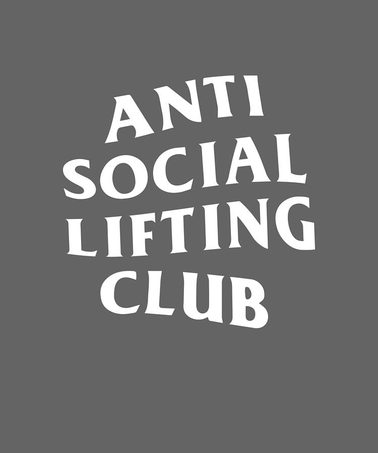 Anti Social Lifting Club girl Tapestry - Textile by Evans Morgan - Pixels