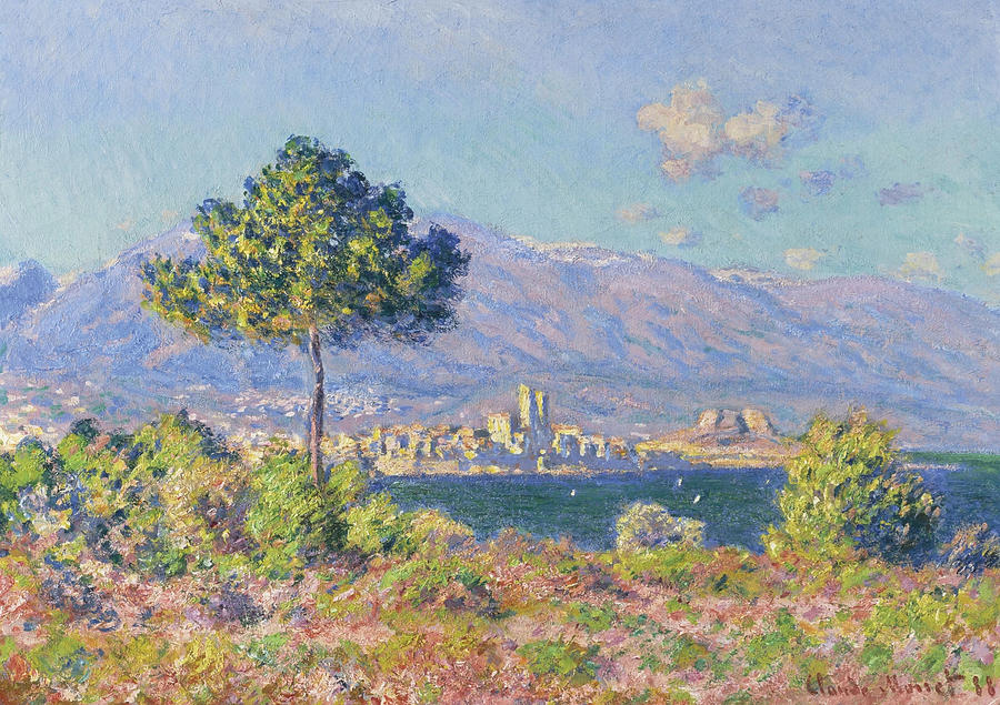 Antibes, View of the Notre-Dame Plateau, 1888 Painting by Claude Monet