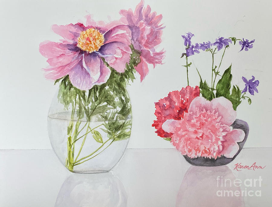 Gifts of Spring Painting by Karen Ann