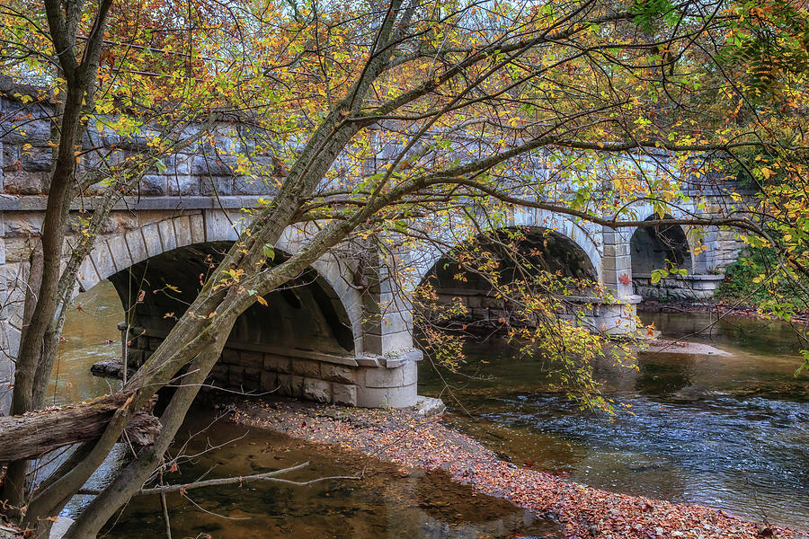 Antietam Creek Aqueduct Photograph by Susan Rissi Tregoning