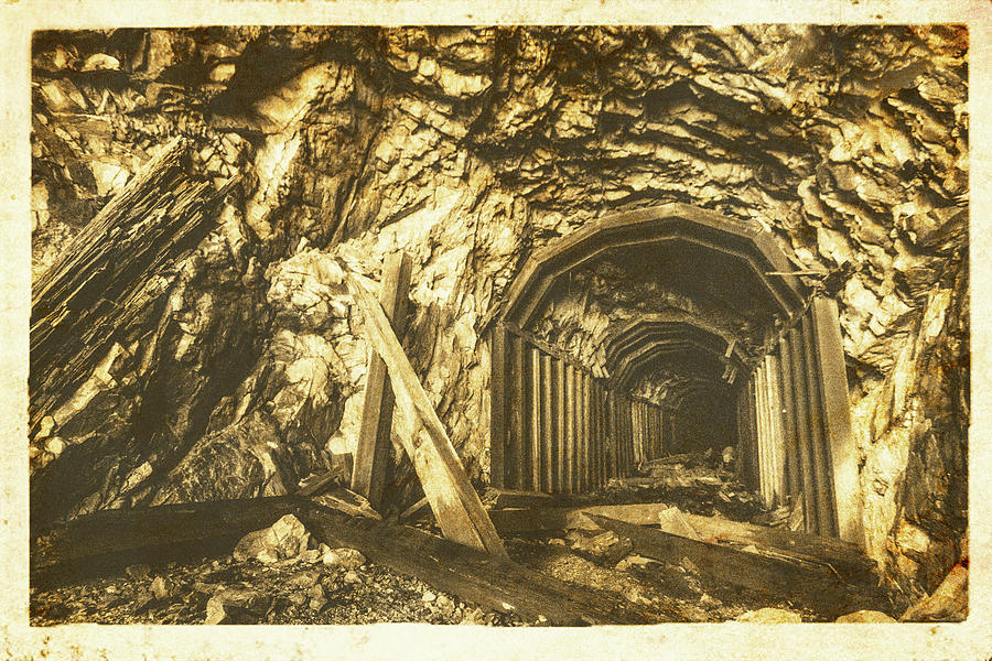 Antique Abandoned Railroad Tunnel Digital Art by Pelo Blanco Photo