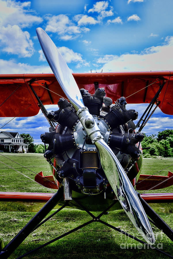 Antique Biplane Ready for Takeoff Photograph by Paul Ward