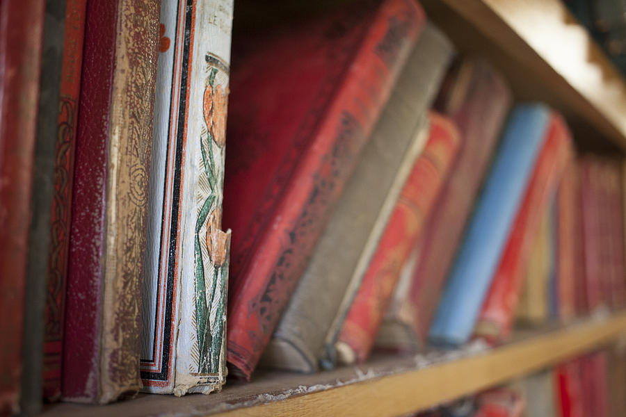 Antique Books Photograph by Martine Roch