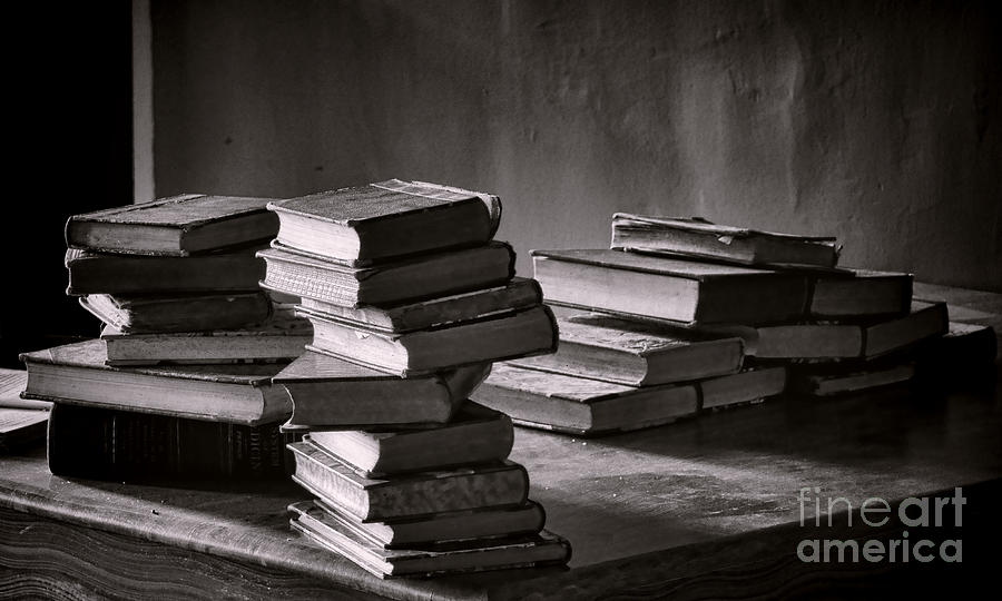 Antique Books Photograph by Olivier Le Queinec