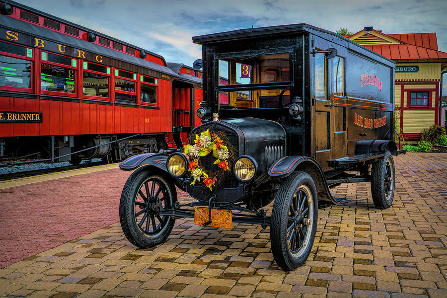 Antique Car at Strasburg Rail Road Museum 2 Photograph by Lindsay Thomson
