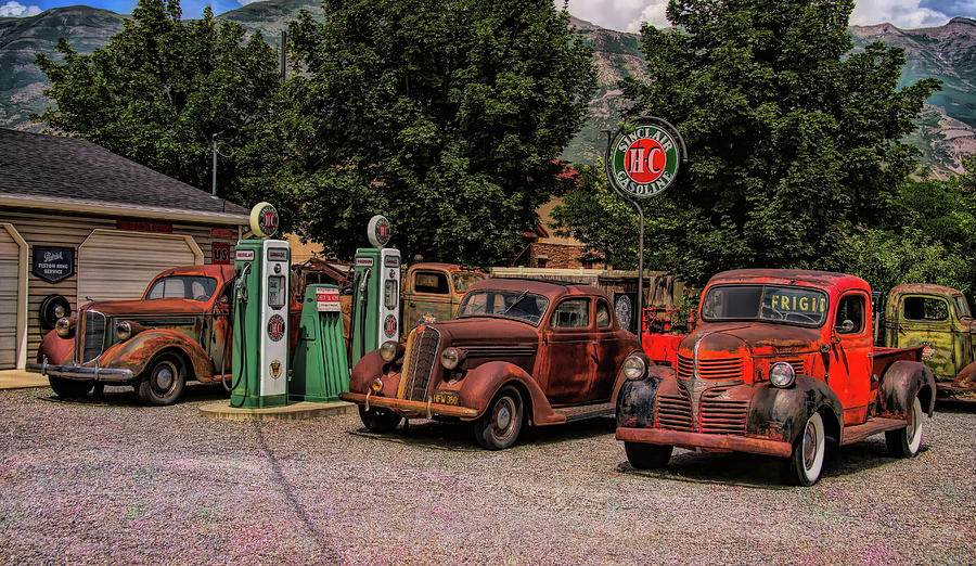 Antique Cars At Station Photograph by Nick Gray - Fine Art America