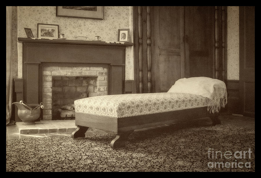 Antique Chaise Lounge Photograph by Imagery by Charly